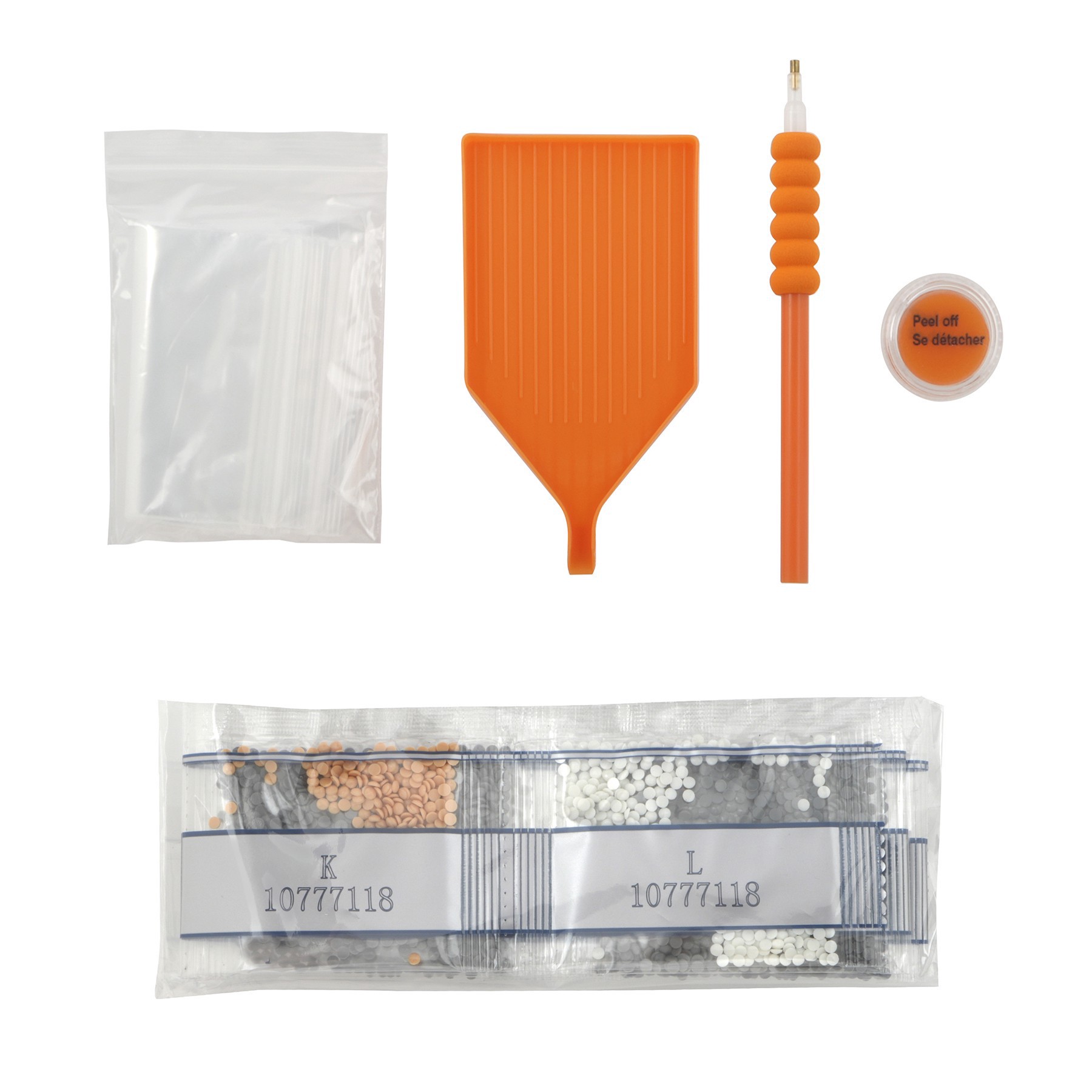 slide 2 of 4, 8" Ghosts Round Wood Plaque Diamond Art Kit By Make Market, 8 in