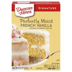 Duncan Hines French Vanilla Flavored Cake Mix, 15.25 oz.