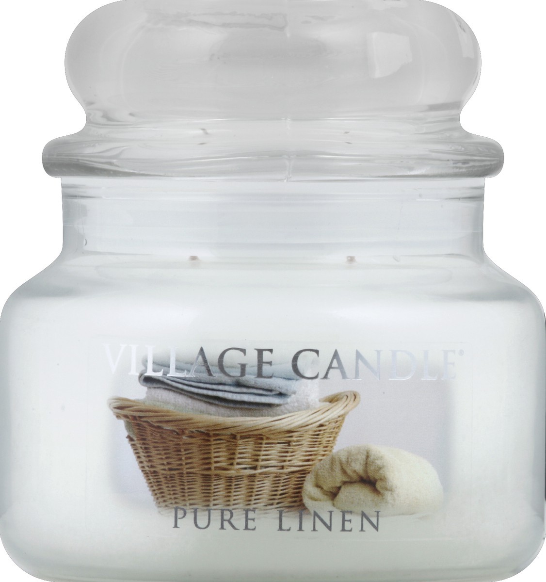 slide 1 of 2, Village Candle Pure Linen Jar Candle, 11 oz