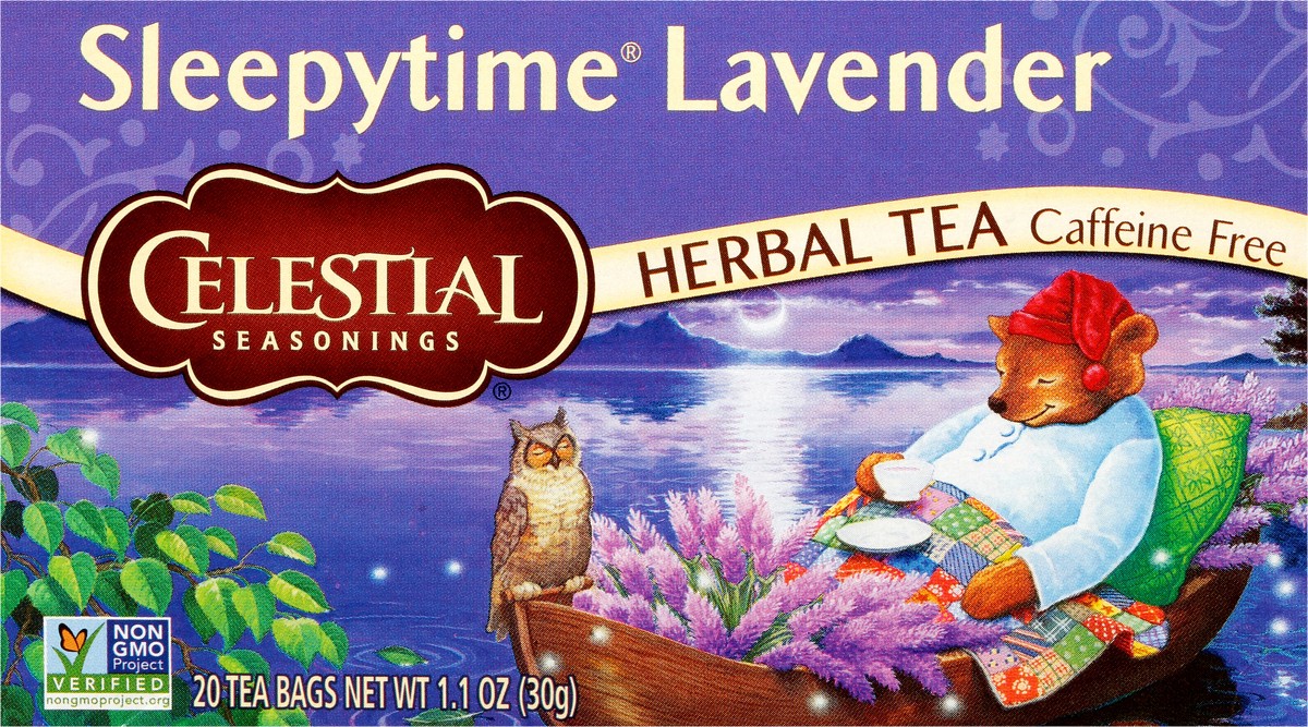 slide 10 of 10, Celestial Seasonings Sleepytime Lavendar Herbal Tea - 10 ct, 10 ct