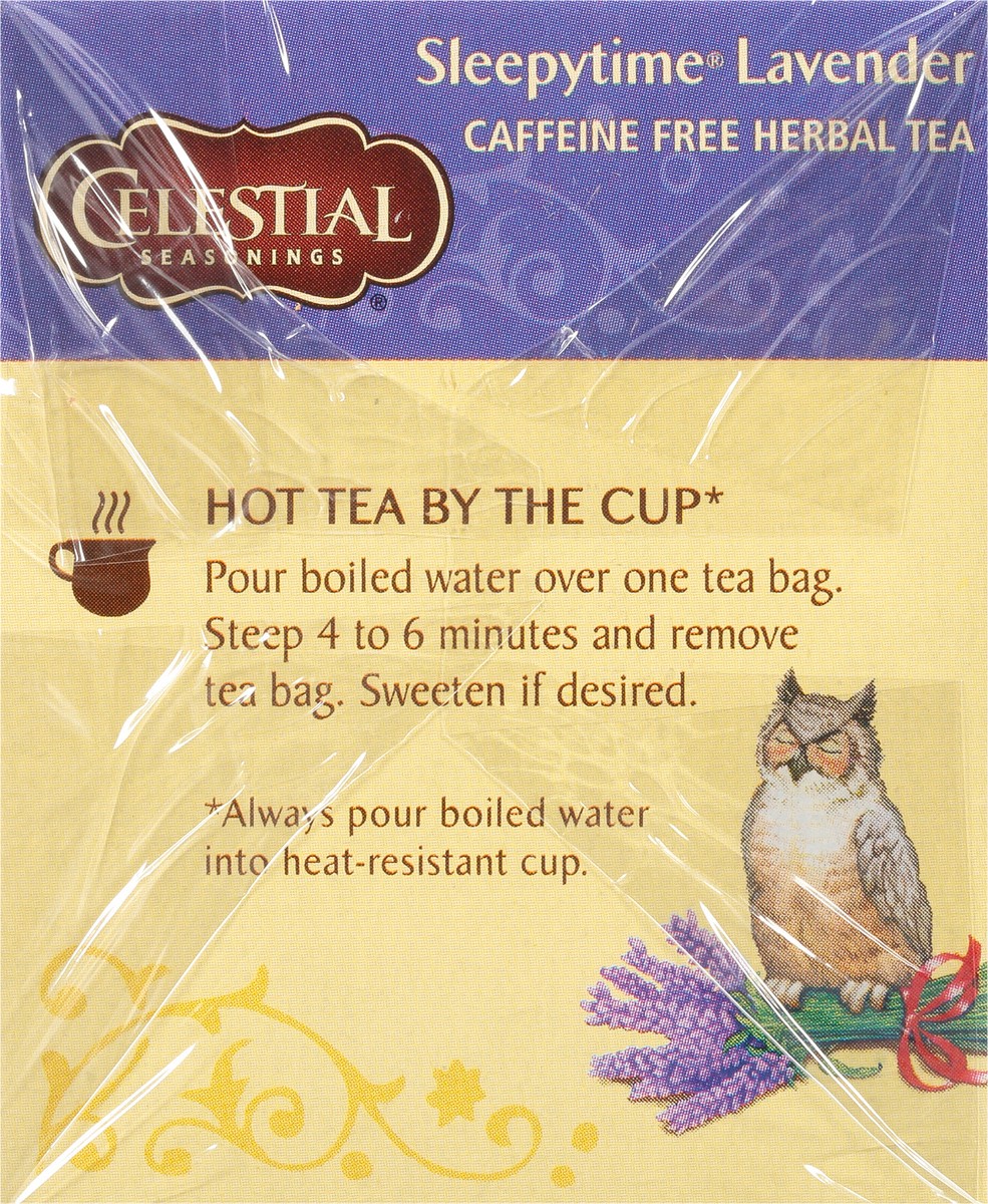 slide 7 of 10, Celestial Seasonings Sleepytime Lavendar Herbal Tea - 10 ct, 10 ct
