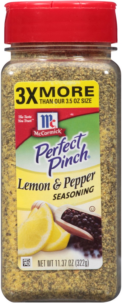 slide 8 of 8, McCormick Perfect Pinch Lemon & Pepper Seasoning, 11.37 oz, 11.37 oz