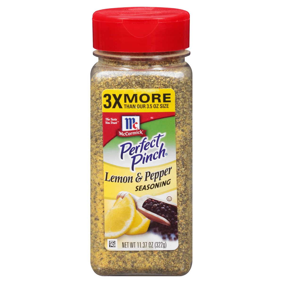 slide 1 of 8, McCormick Perfect Pinch Lemon & Pepper Seasoning, 11.37 oz, 11.37 oz