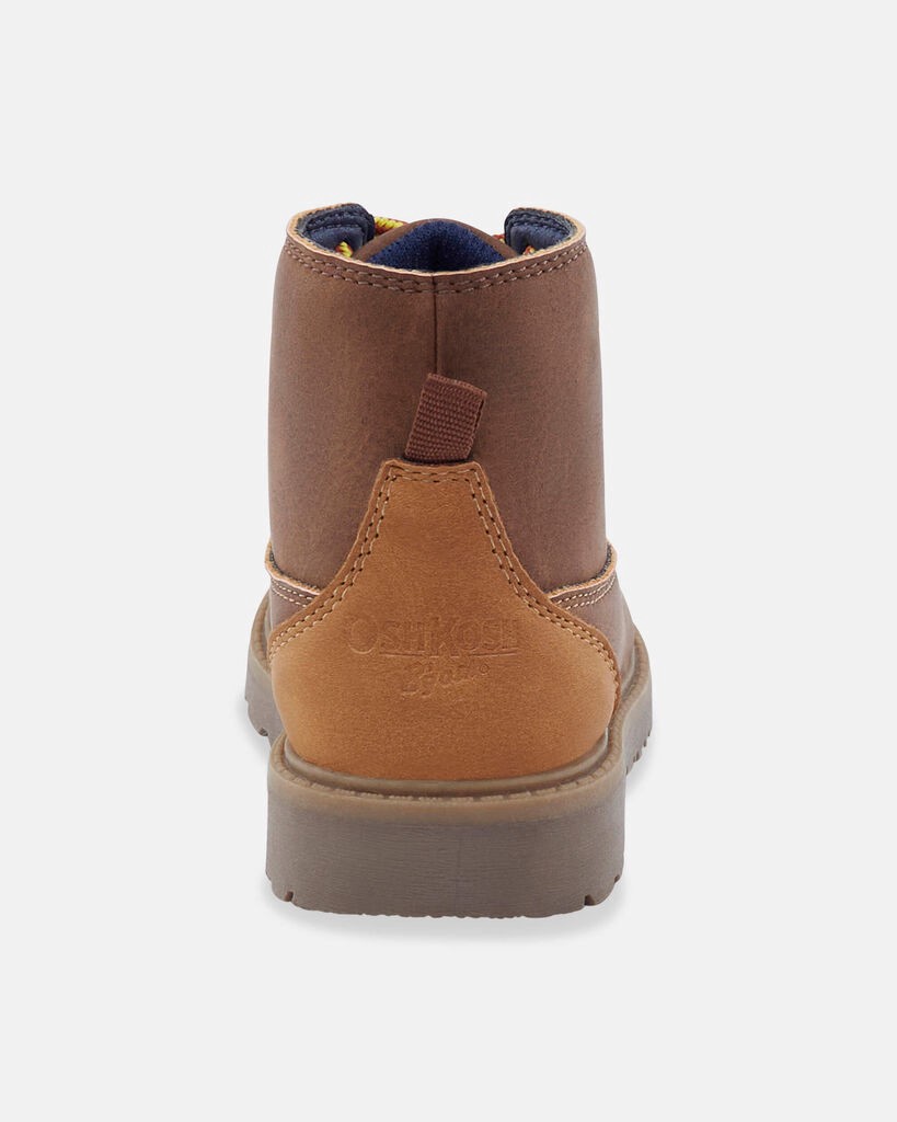 slide 4 of 6, Oshkosh Toddler Boy Fashion Boots - Brown Brown 11, 1 ct