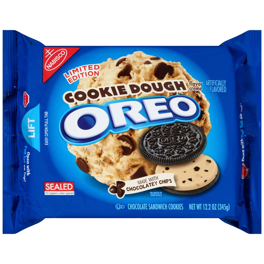 slide 1 of 6, 12.2Z Oreo Cookie Dough Creme 12, 0.81 lb