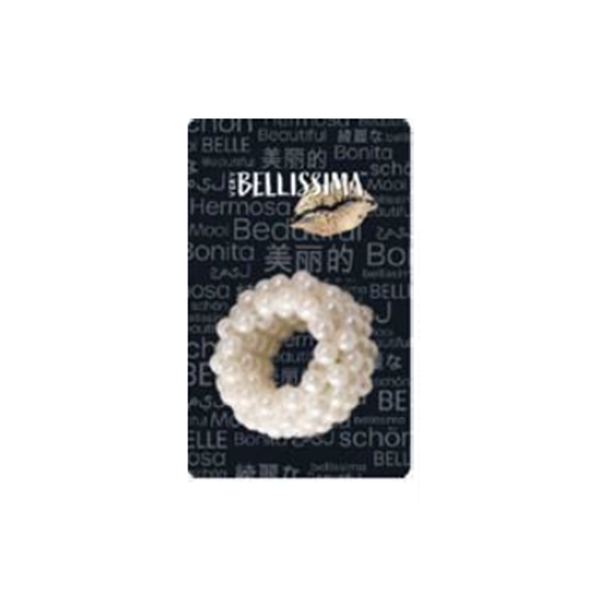 slide 1 of 1, Bellissima Pearl Elastic Pony Holder, 3 ct