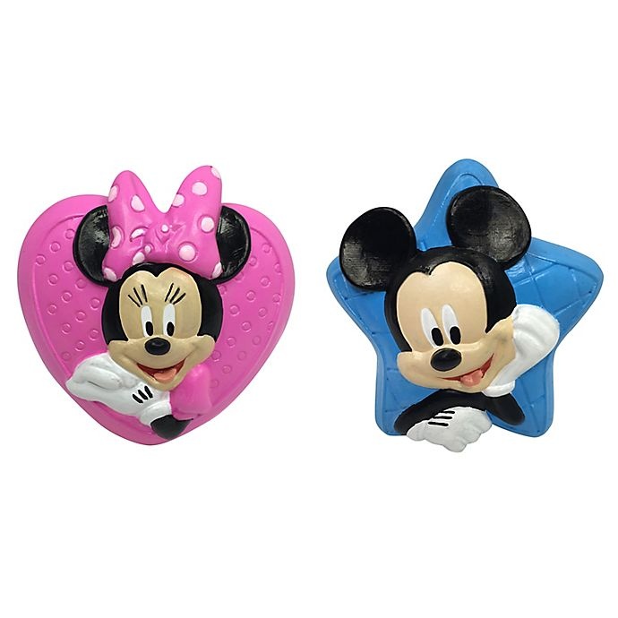 slide 1 of 2, Disney Mickey and Minnie Bath Squirter Set, 2 ct