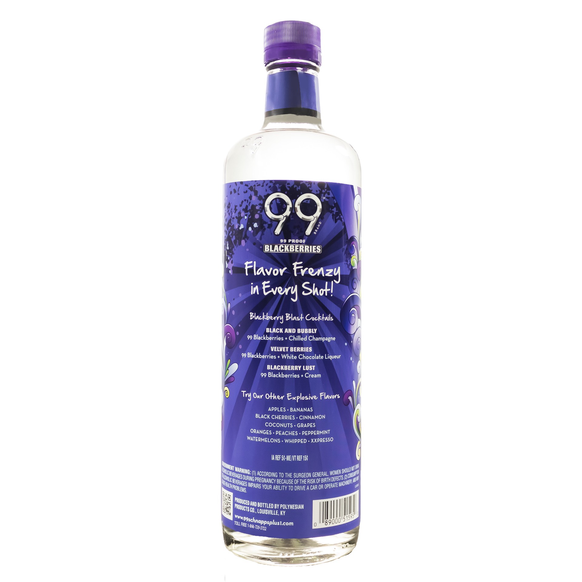 slide 2 of 3, 99 Brand Blackberry Schnapps, 750 ml