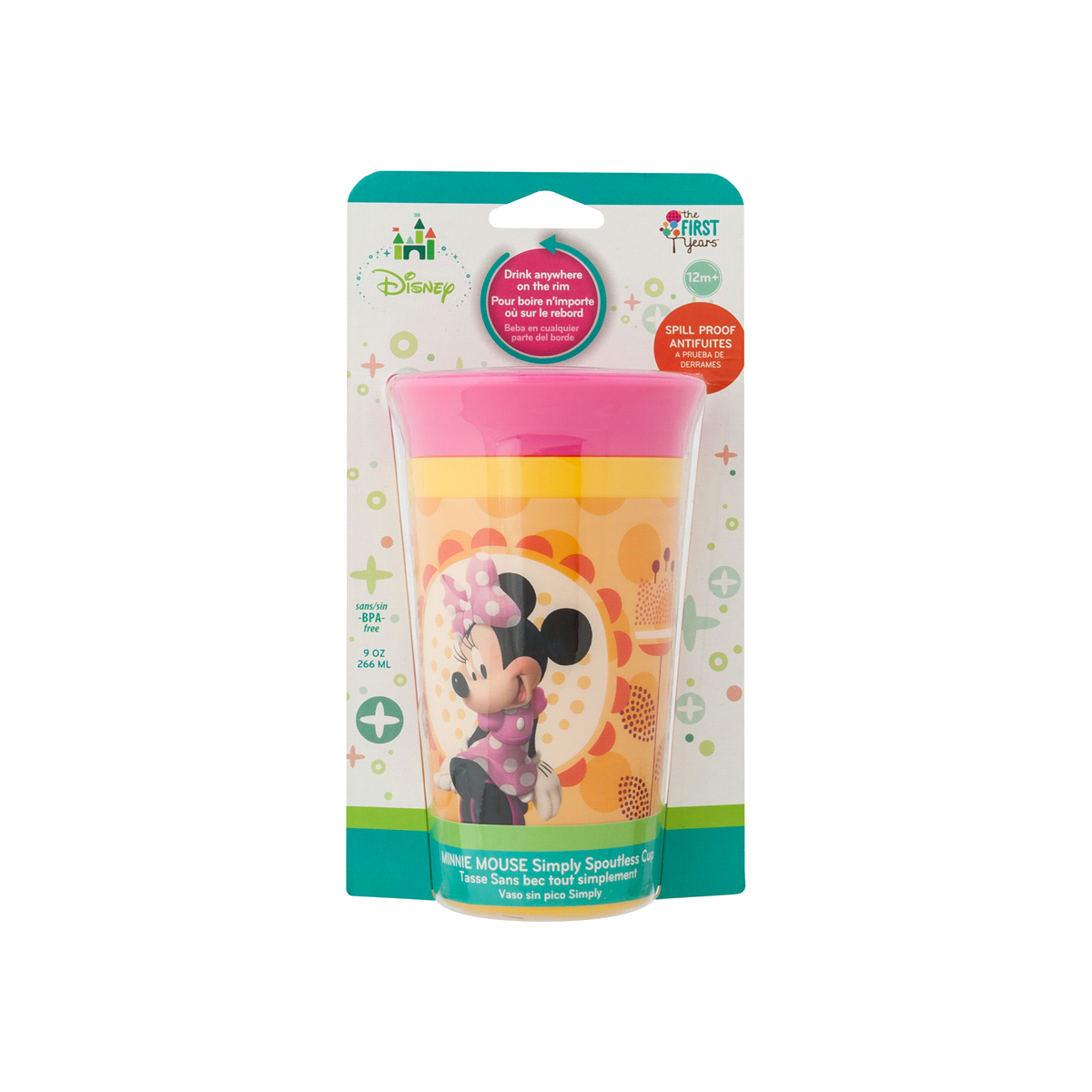 slide 1 of 2, Disney Simply Spoutless Minnie Mouse, 9 oz