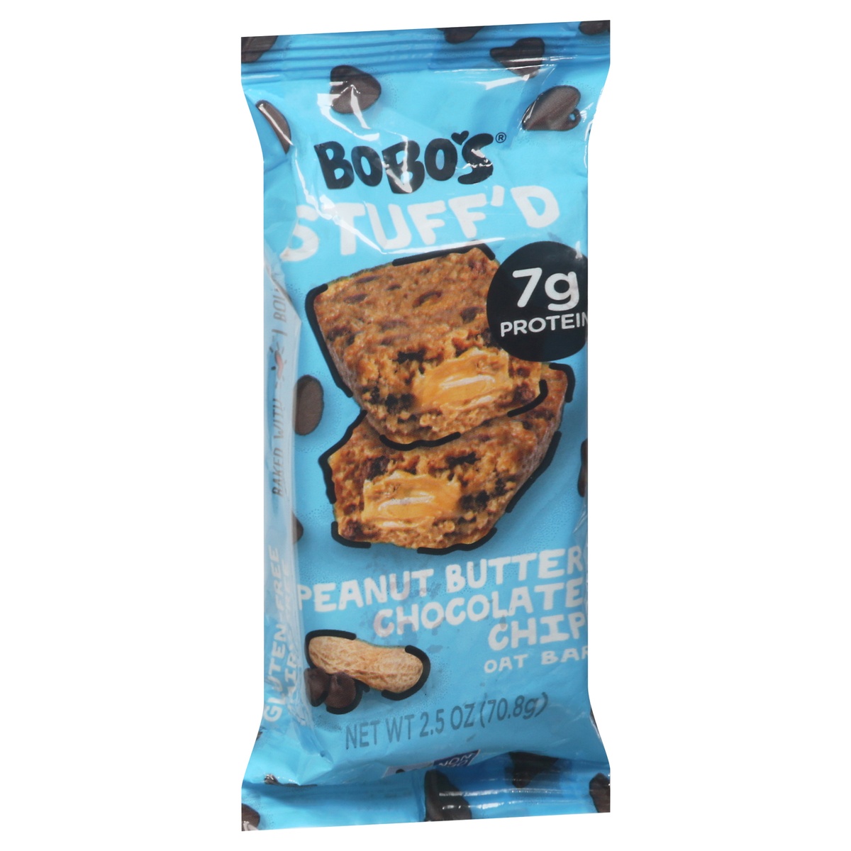 slide 2 of 11, Bobo's Peanut Butter Filled Chocolate Chip Oat Bar, 2.5 oz