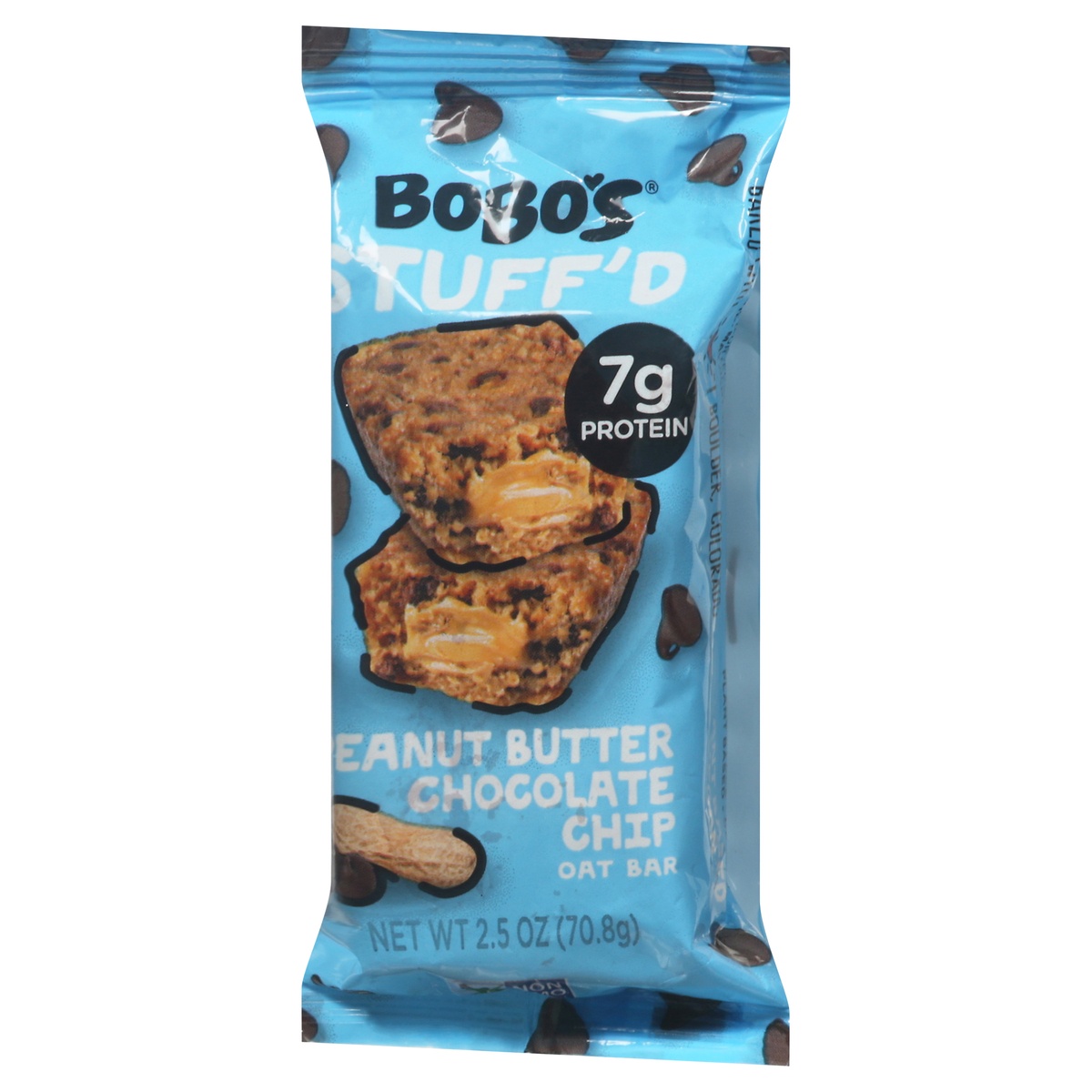 slide 3 of 11, Bobo's Peanut Butter Filled Chocolate Chip Oat Bar, 2.5 oz