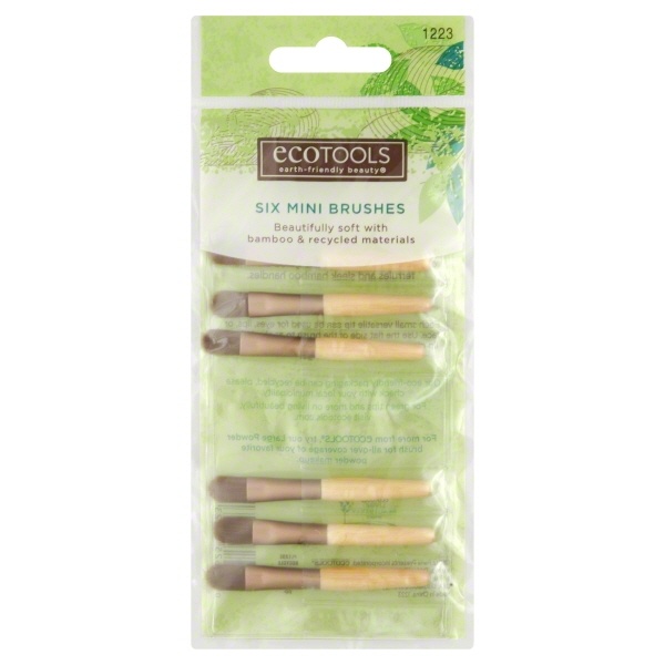 slide 1 of 1, EcoTools Mini Brushes, 6 ct