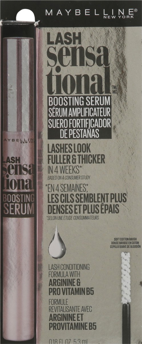 slide 6 of 9, Maybelline Lash Sensational Boosting Eyelash Serum - 0.18 fl oz, 0.18 fl oz