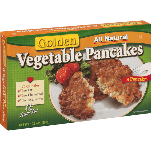 slide 2 of 9, Golden Vegetable Frozen Pancakes, 10.6 oz