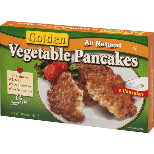 slide 7 of 9, Golden Vegetable Frozen Pancakes, 10.6 oz