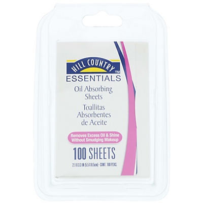 slide 1 of 1, Hill Country Fare Oil Absorbing Sheets, 100 ct