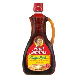 Aunt Jemima Butter Rich Syrup 24 oz