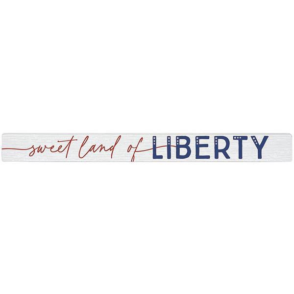 slide 1 of 1, Sweet Land Liberty Pine Wood Banner, 1 ct
