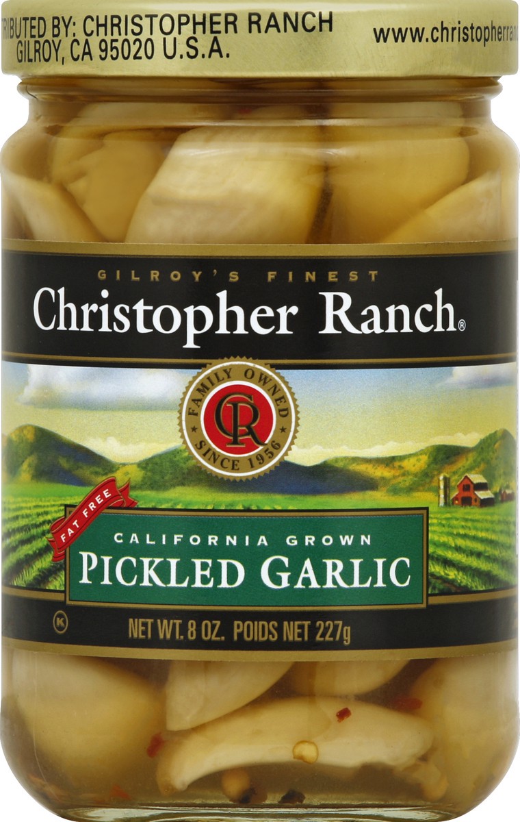 slide 1 of 4, Christopher Ranch Pickled Garlic, 8 oz