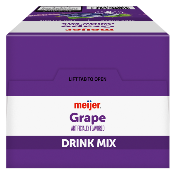 slide 9 of 29, Meijer Grape Drink Mix, 6 Count, 6 ct