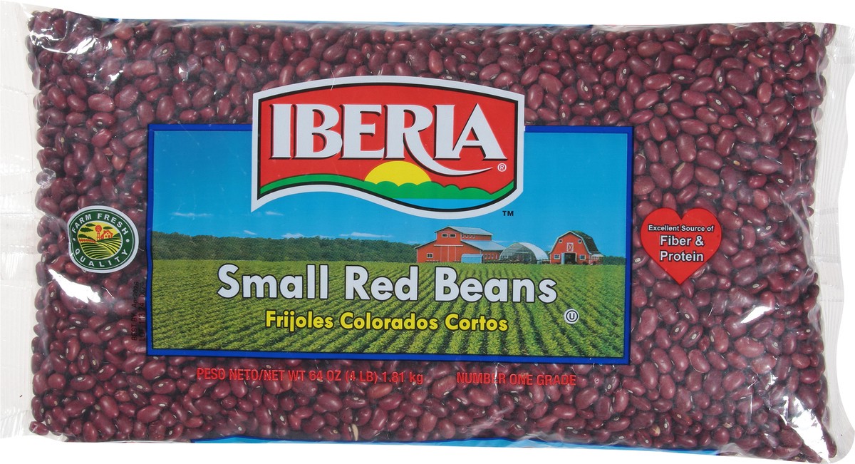 slide 10 of 14, Iberia Red Beans - Small, 64 oz