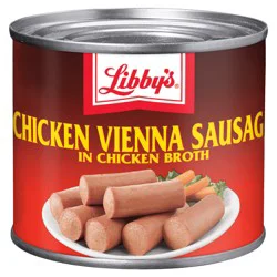 Libby''s Chicken Vienna Sausage in Chicken Broth, 10g Protein Per Serving, Canned Sausage, 4.6 oz. Can