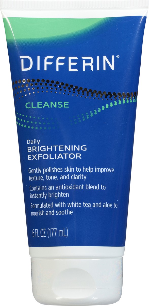 slide 5 of 9, Differin Daily Brightening Exfoliator, 6 oz, 6 oz