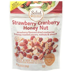 Salad Pizazz! Strawberry Cranberry Honey Nut Fruit & Nut Toppings 3.75 oz