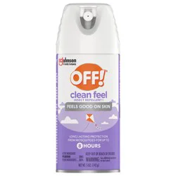 OFF! Clean Feel Picaridin Mosquito Repellent, Everyday Aerosol Bug Spray, 5 oz