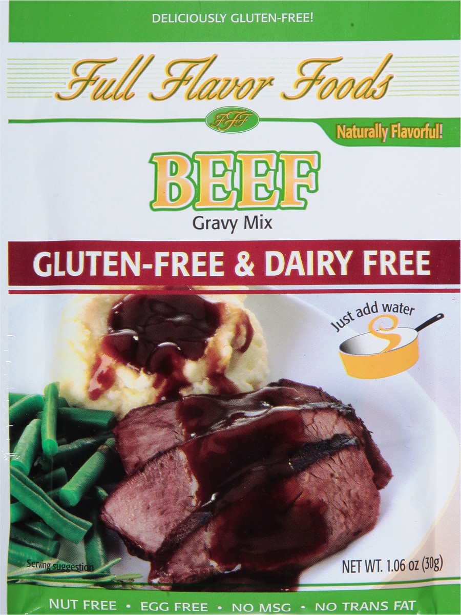 slide 5 of 12, Full Flavor Foods Gluten-Free & Dairy Free Beef Gravy Mix 1.06 oz, 1.06 oz