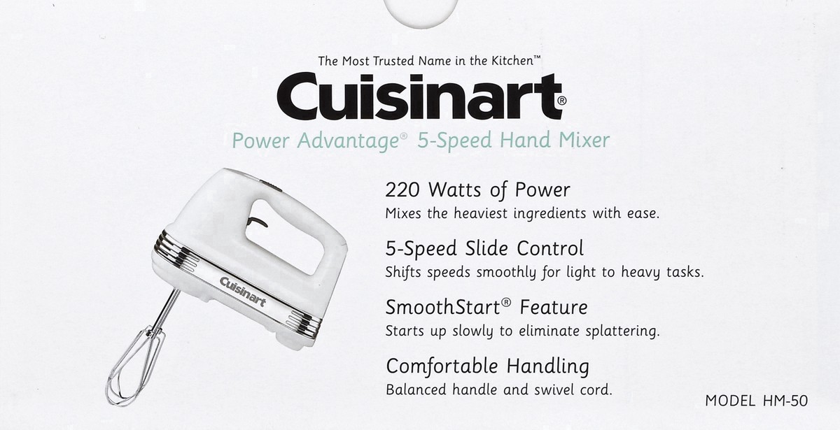 slide 2 of 16, Cuisinart Hand Mixer, Power Advantage, 5-Speed, 1 ct