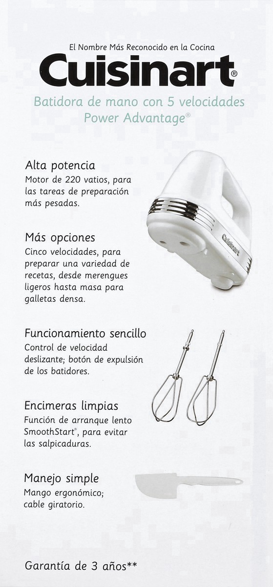 slide 10 of 16, Cuisinart Hand Mixer, Power Advantage, 5-Speed, 1 ct