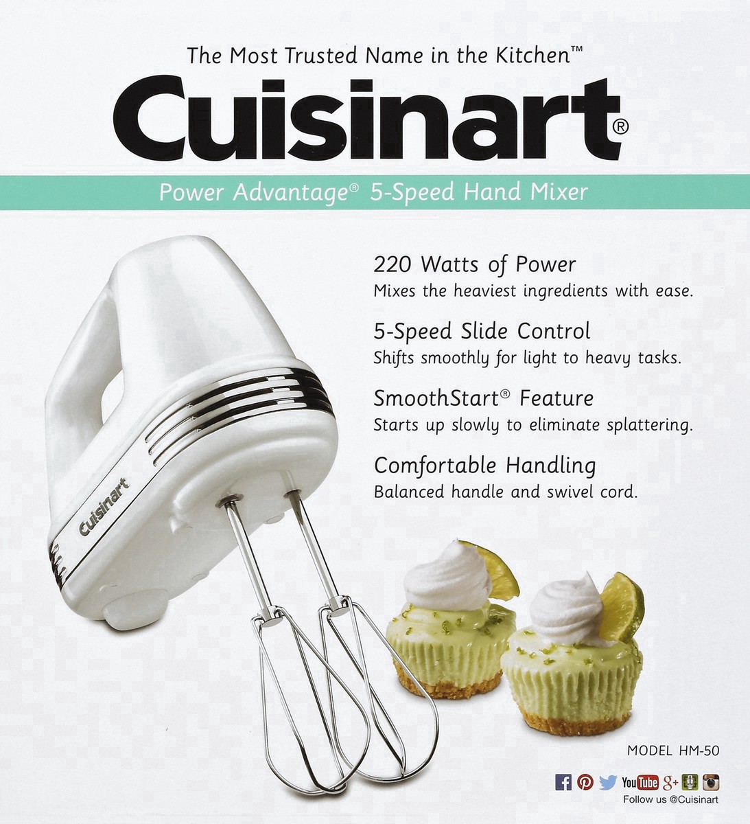 slide 4 of 16, Cuisinart Hand Mixer, Power Advantage, 5-Speed, 1 ct