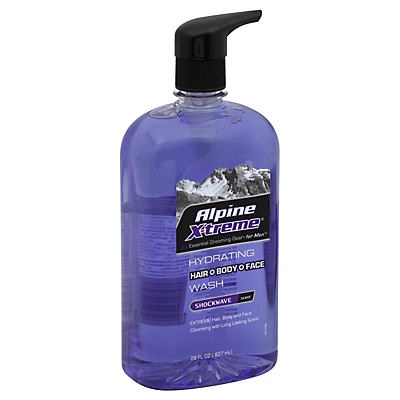 slide 1 of 1, Alpine X-treme Hydrating 3-in-1 Shockwave Body Wash, 28 oz