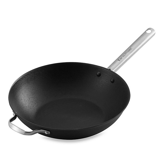 slide 1 of 1, Cook Pro Thin Cast Iron Wok, 13 in