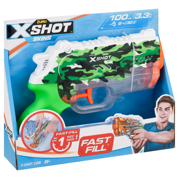 slide 1 of 11, X-Shot Water Weapons, Skins, Fast-Fill, 5+, 1 ct