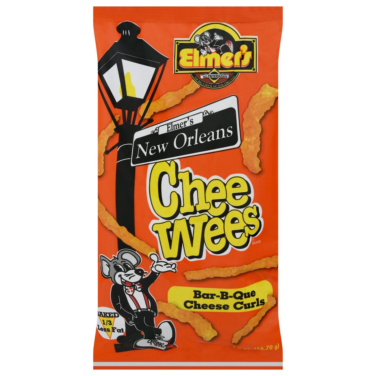 slide 14 of 14, Elmer's CheeWees BBQ, 2.5 oz