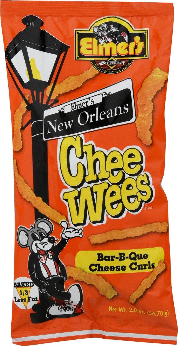 slide 1 of 14, Elmer's CheeWees BBQ, 2.5 oz