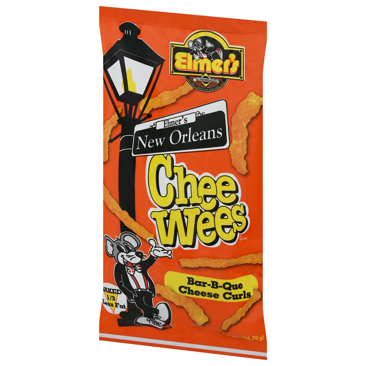 slide 7 of 14, Elmer's CheeWees BBQ, 2.5 oz