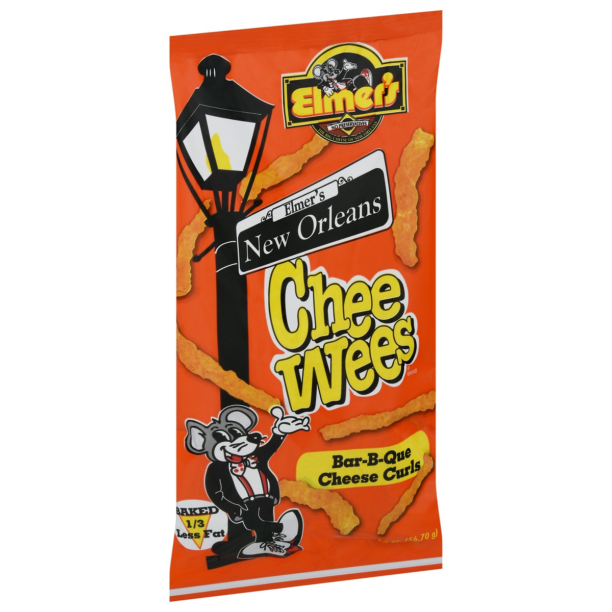 slide 6 of 14, Elmer's CheeWees BBQ, 2.5 oz