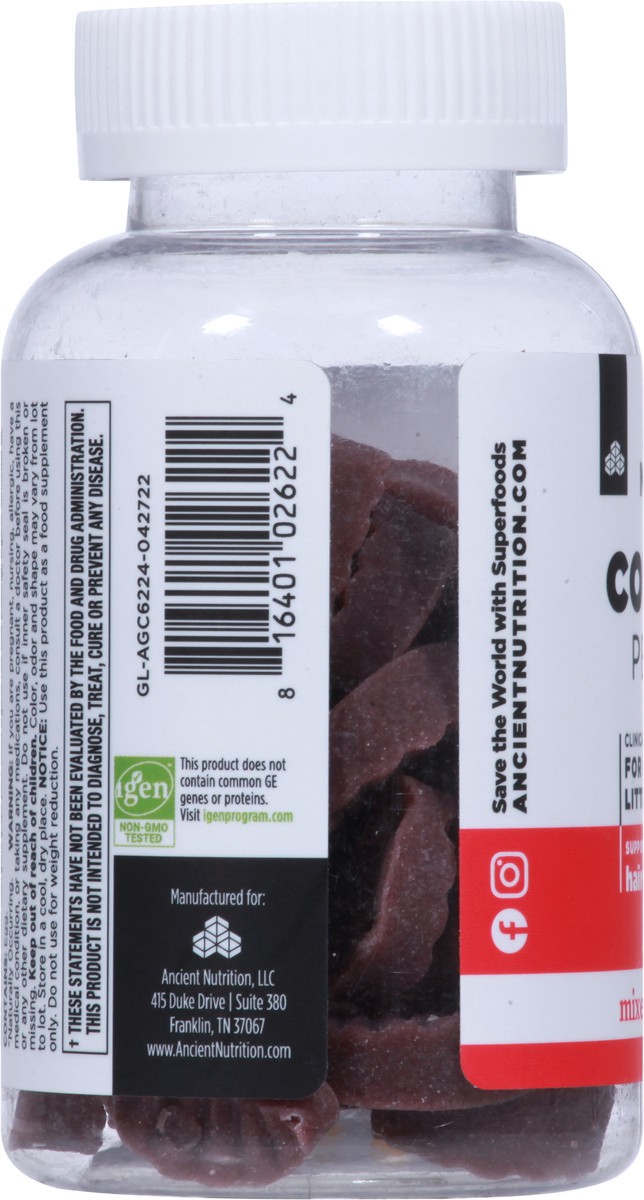 slide 5 of 9, Ancient Nutrition Mixed Berry Flavor Collagen Peptides 45 45 Gummies, 1 ct