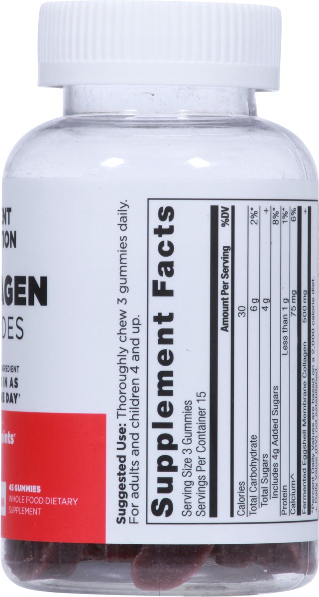 slide 3 of 9, Ancient Nutrition Mixed Berry Flavor Collagen Peptides 45 45 Gummies, 1 ct