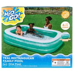 H2OGo! 3y+ Teal Rectangular Family Pool 1 ea
