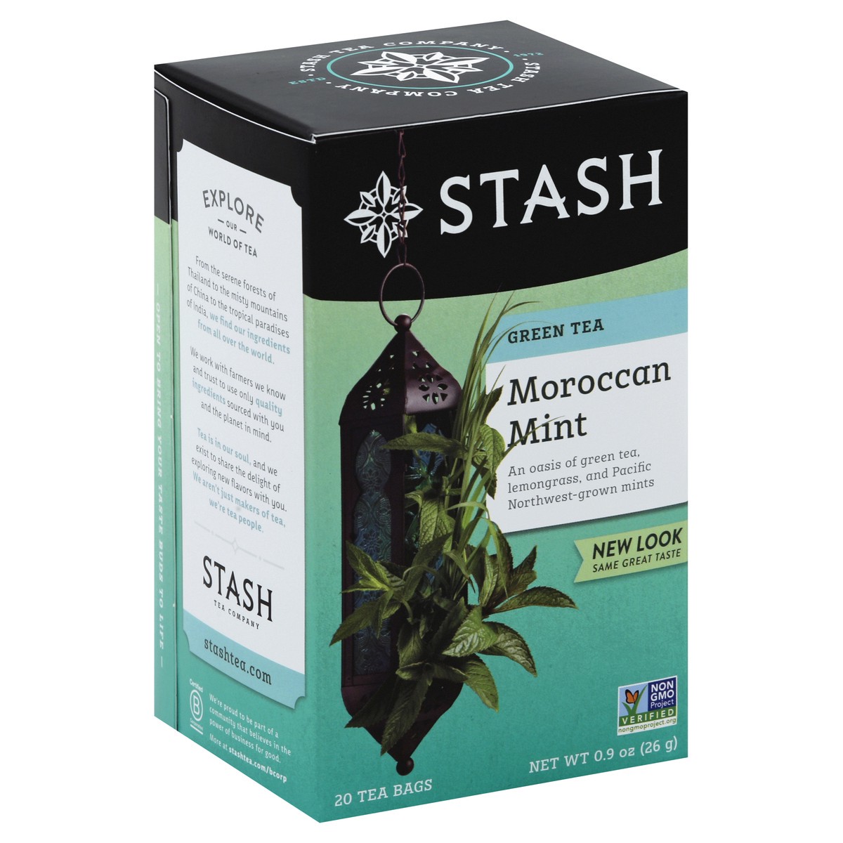 slide 2 of 6, Stash Green Tea Bags, Moroccan Mint - 20 ct, 20 ct