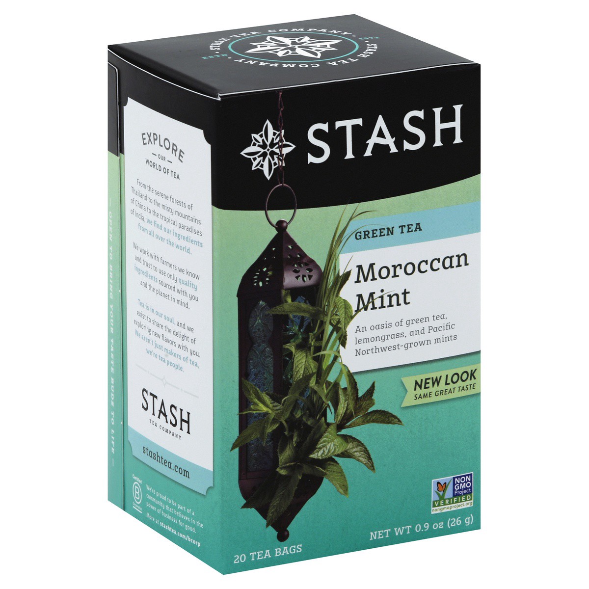 slide 1 of 6, Stash Green Tea Bags, Moroccan Mint - 20 ct, 20 ct