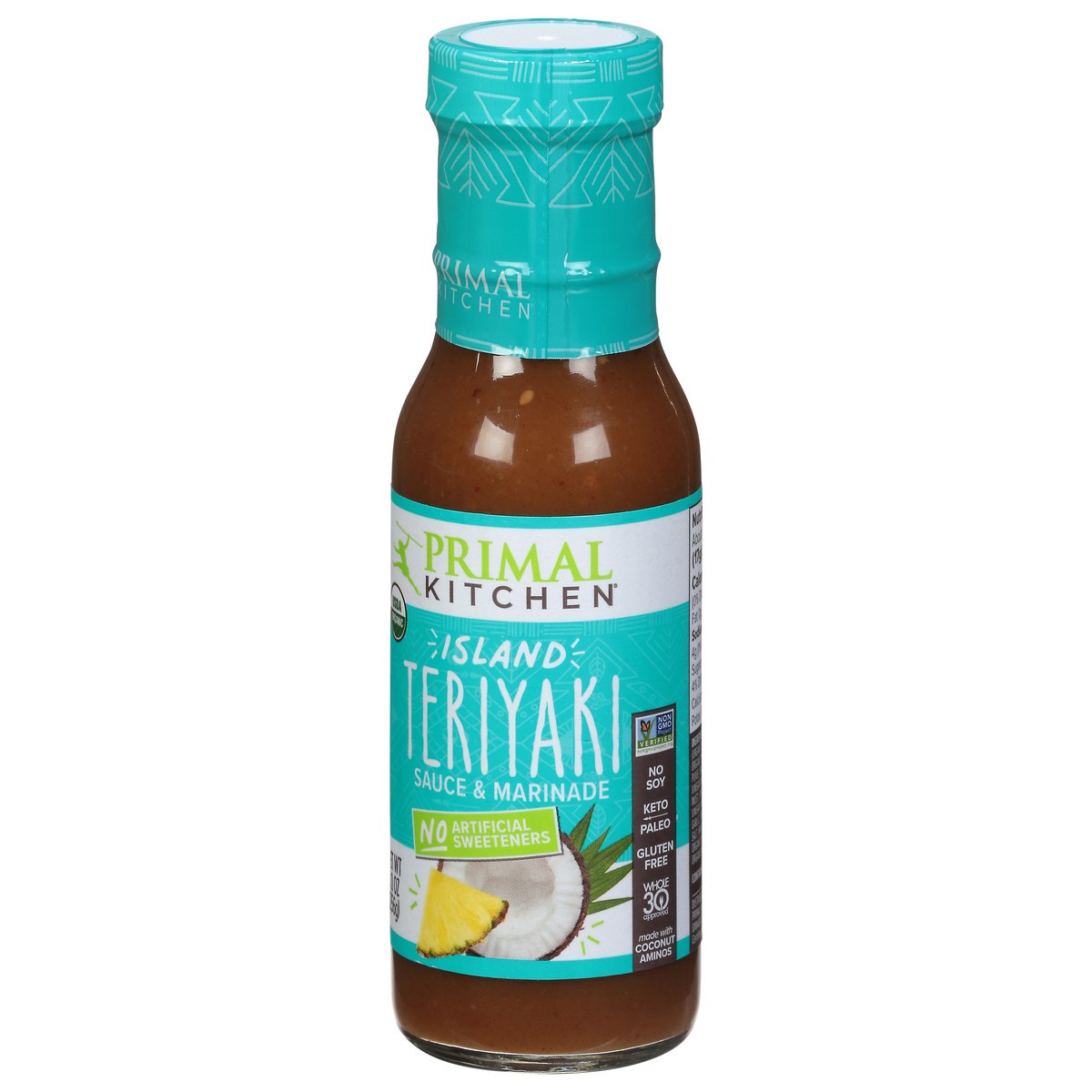 slide 2 of 9, Primal Kitchen Island Teriyaki Sauce & Marinade 9.0 oz, 9 oz