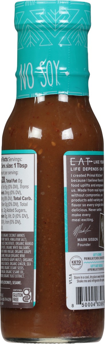 slide 4 of 9, Primal Kitchen Island Teriyaki Sauce & Marinade 9.0 oz, 9 oz