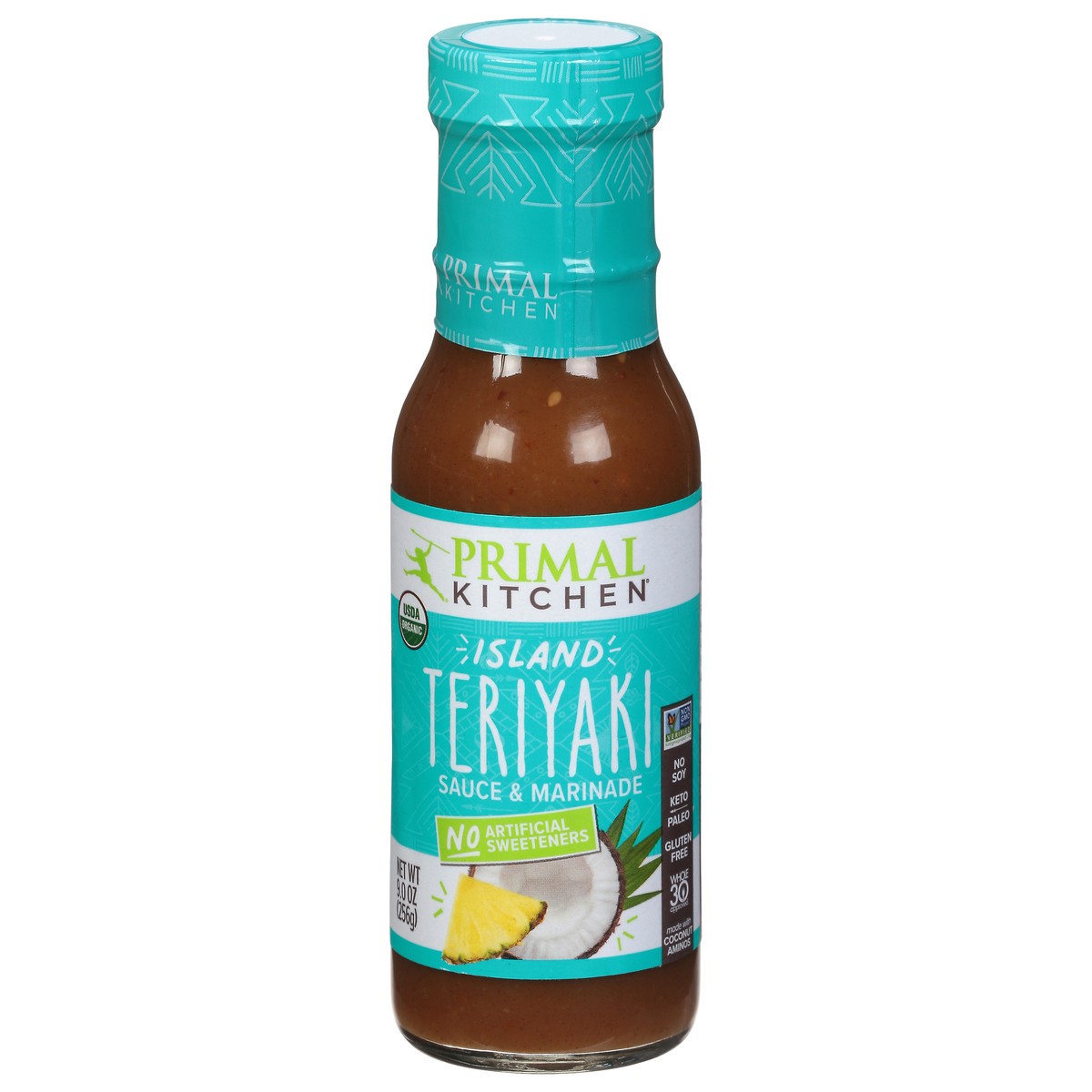 slide 1 of 9, Primal Kitchen Island Teriyaki Sauce & Marinade 9.0 oz, 9 oz