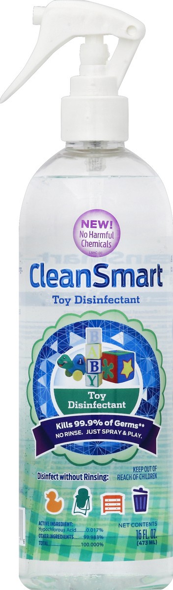 slide 2 of 2, Clean Smart Toy Disinfectant 16 oz, 16 oz