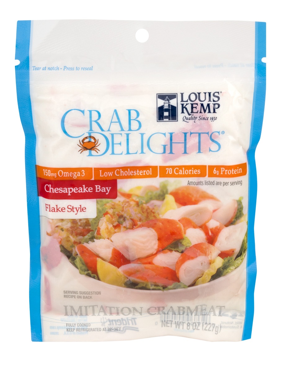Louis Kemp Crab Delights Chesapeake Bay Imitation Crabmeat 8 oz | Shipt